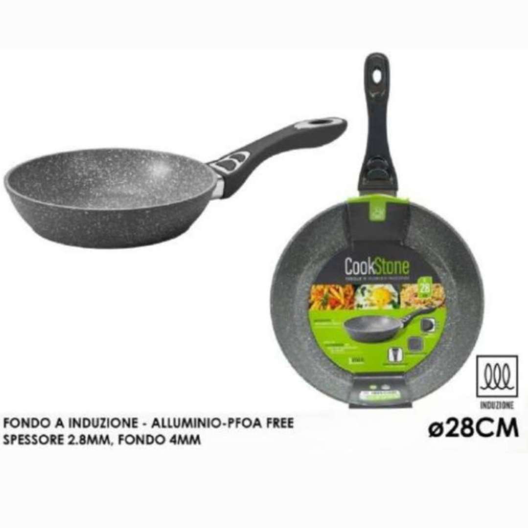 Τηγάνι Αντικολλητικό Ø28cm CookStone – Κατάλληλο για Όλες τις Εστίες Τηγάνι Αντικολλητικό Ø28cm CookStone – Κατάλληλο για Όλες τις Εστίες