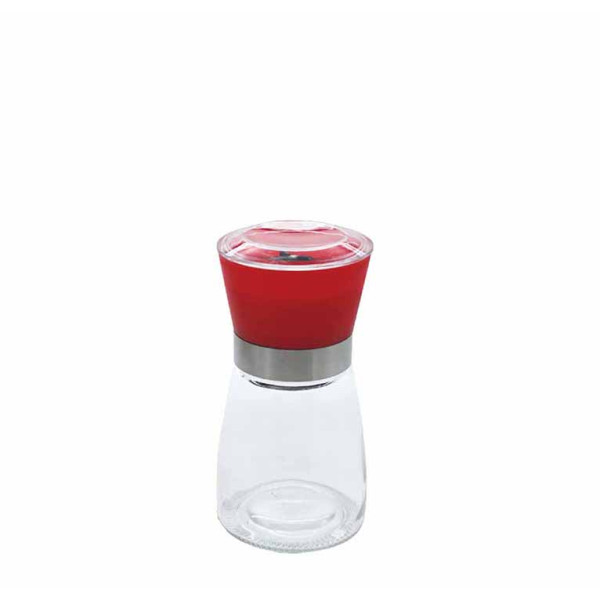 Μύλος Μπαχαρικών Γυάλινος Κόκκινος 13cm Home Style Μύλος Μπαχαρικών Γυάλινος Κόκκινος 13cm Home Style