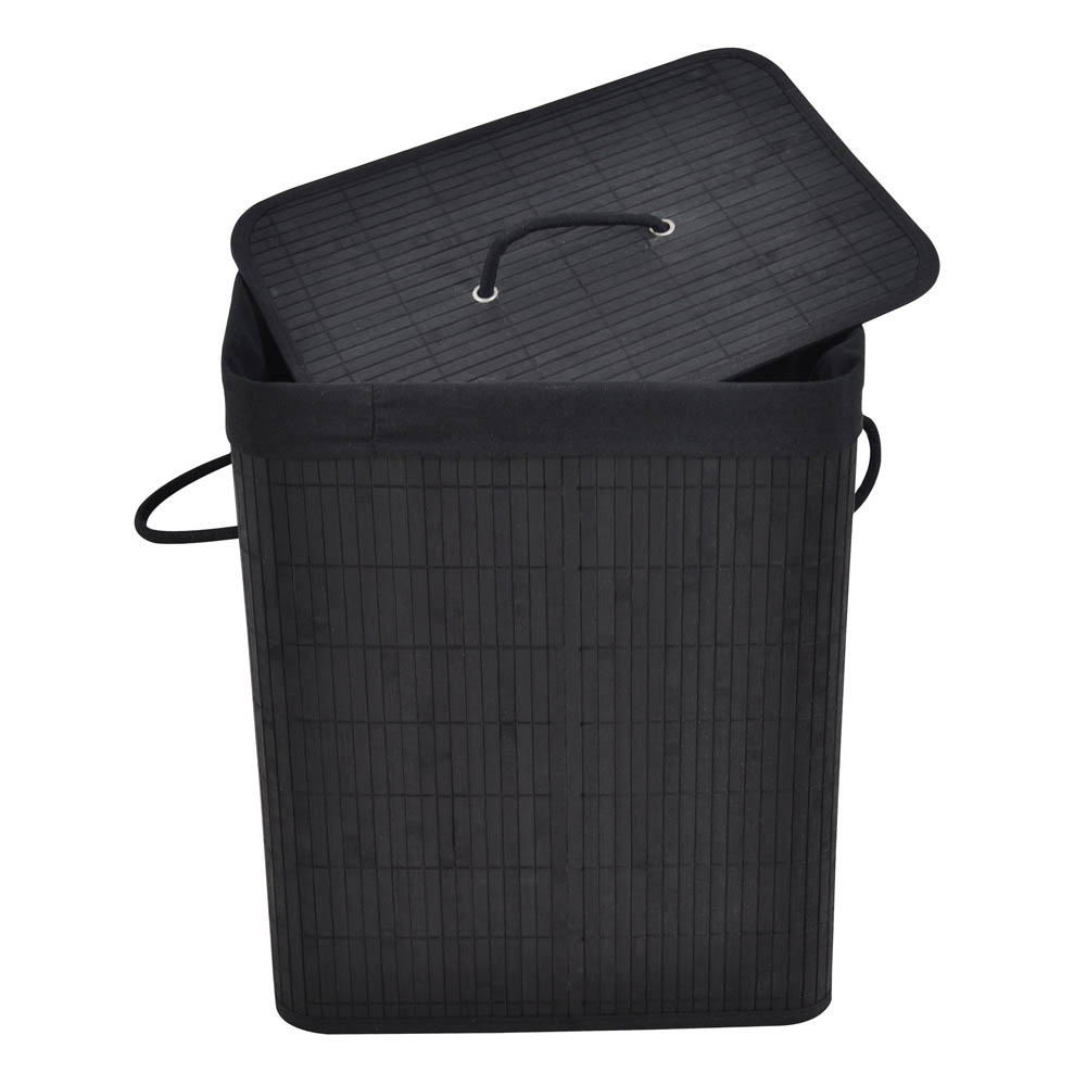 ΚΑΛΑΘΙ ΑΠΛΥΤΩΝ ΜΠΑΜΠΟΥ ΣΕ ΜΑΥΡΟ ΧΡΩΜΑ ΜΕ ΥΦΑΣΜΑ 